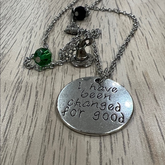 Broadway Musical Wicked “I Have Been Changed For Good” Charm Necklace - Picture 5 of 6
